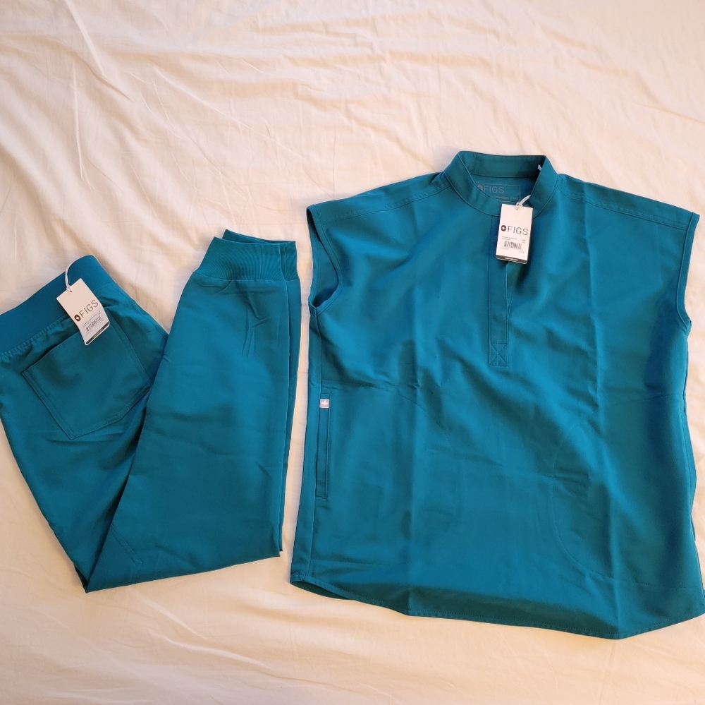 Figs Pacific Blue small set S petite zamora XXS rafaela